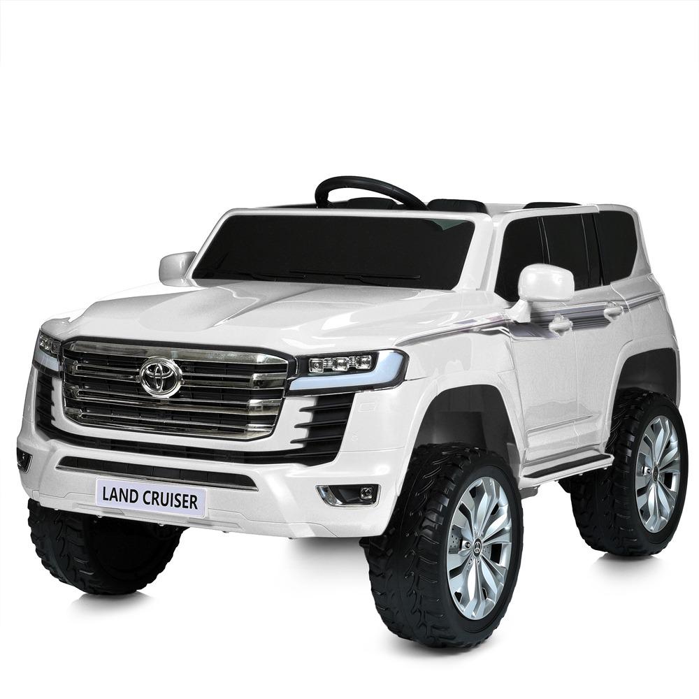 Электромобиль Джип Toyota Land Cruiser Белый (M 6146EBLR-1)