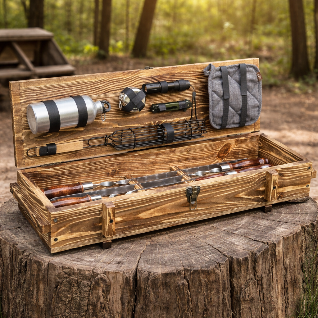 Подарочный набор шампуров Jooki Штурм светлая текстура (10220)