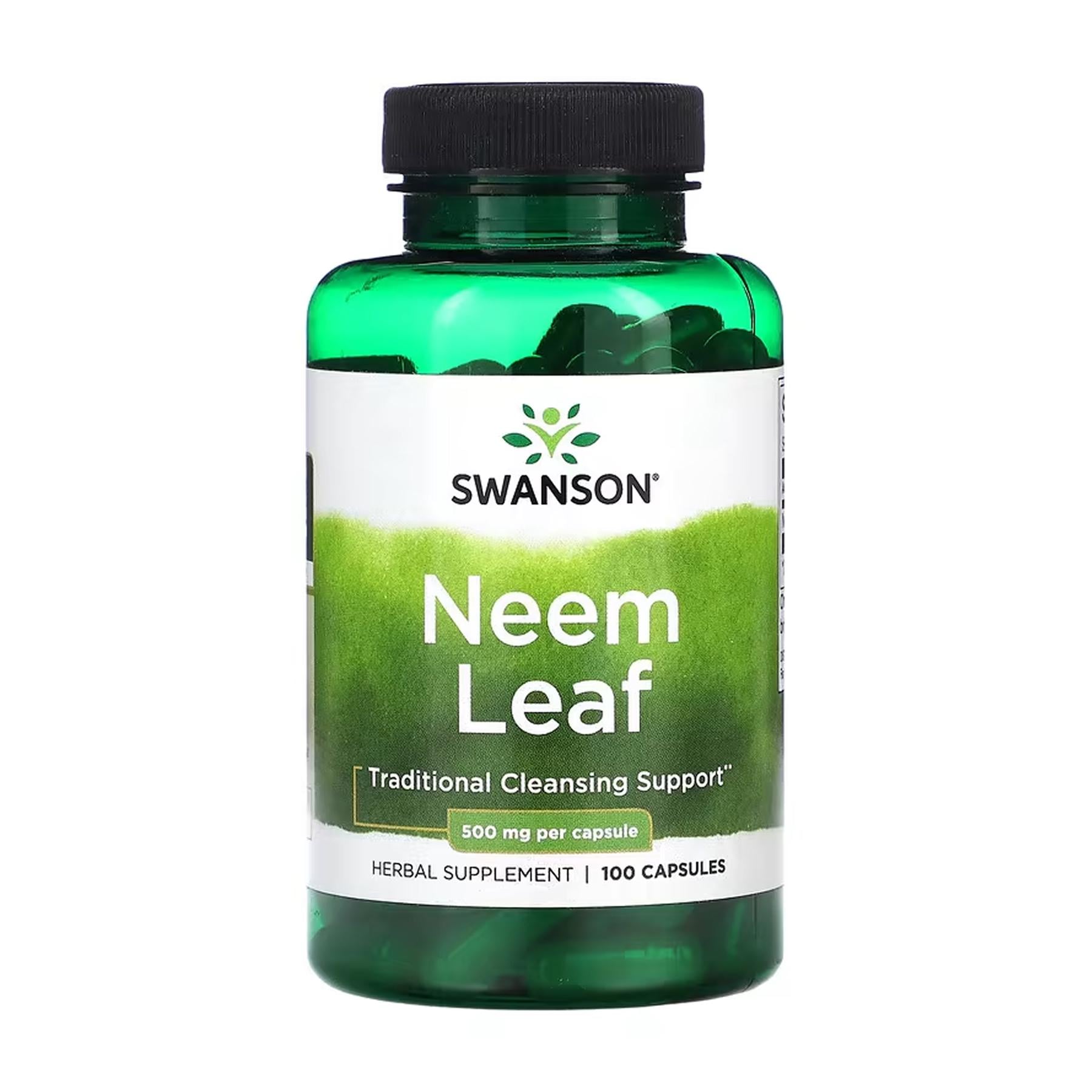 Листья нема Swanson Neem Leaf 500 мг 100 caps Листья нема Swanson Neem Leaf 500 мг 100 caps