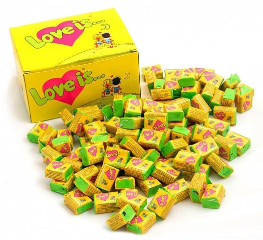 Блок жвачек Love is... 100 шт Желтый (185-184853)