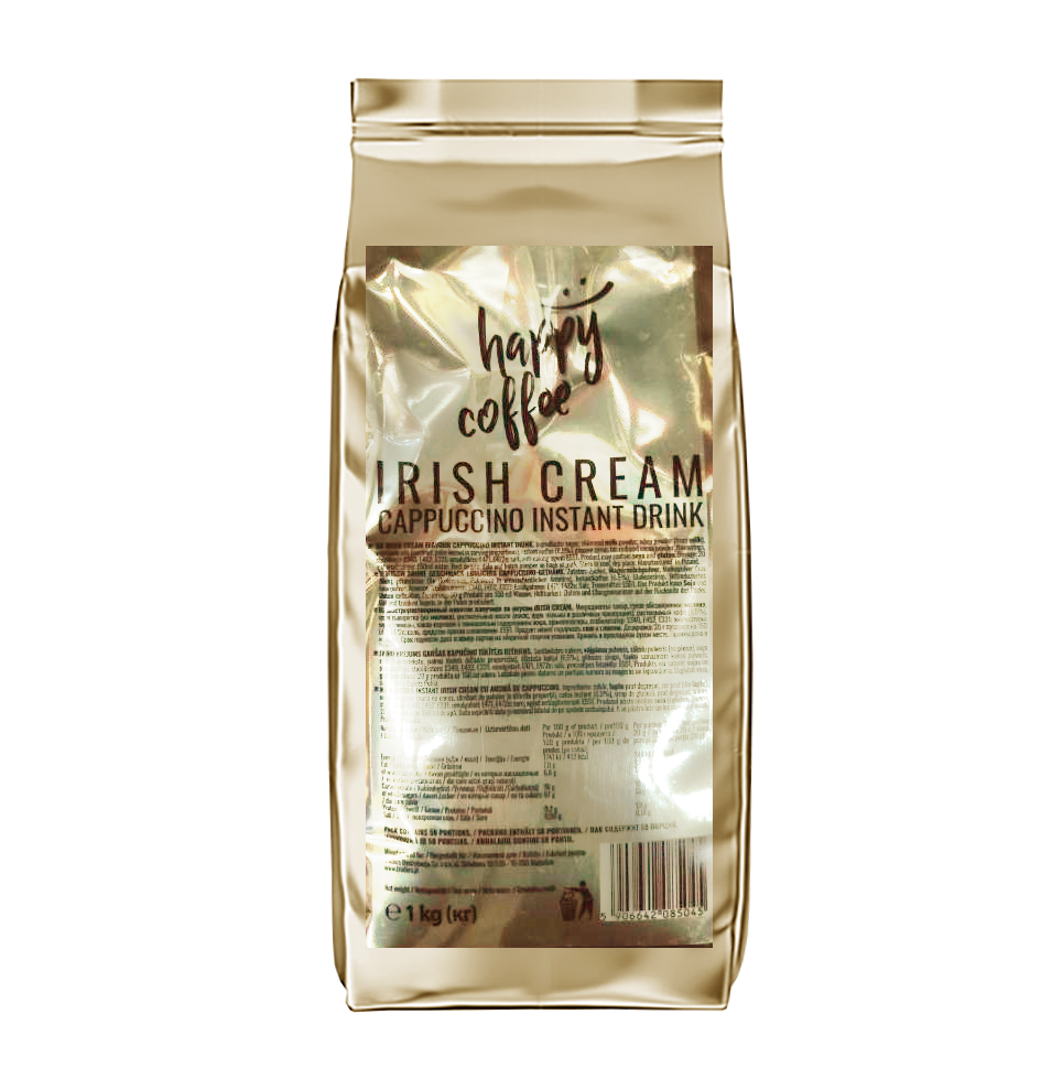 Каппучино Happy Coffee Irish Cream Cappuccino Instant Drink 1 кг (acce003) Каппучино Happy Coffee Irish Cream Cappuccino Instant Drink 1 кг (acce003)