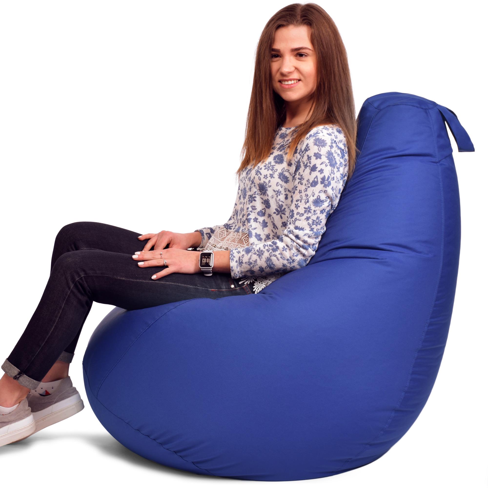 Кресло-мешок iQmebel Груша стандарт+ оксфорд Синий - фото 2 Кресло-мешок iQmebel Груша стандарт+ оксфорд Синий - фото 2