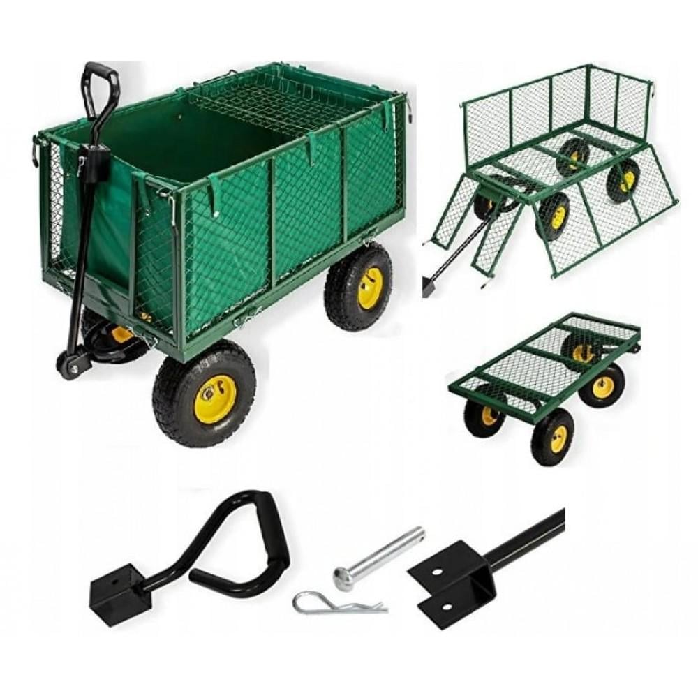 Тележка садовая 4-колесная Siker TC1841 350 кг 200 л Зеленый (42401065) - фото 6 Тележка садовая 4-колесная Siker TC1841 350 кг 200 л Зеленый (42401065) - фото 6