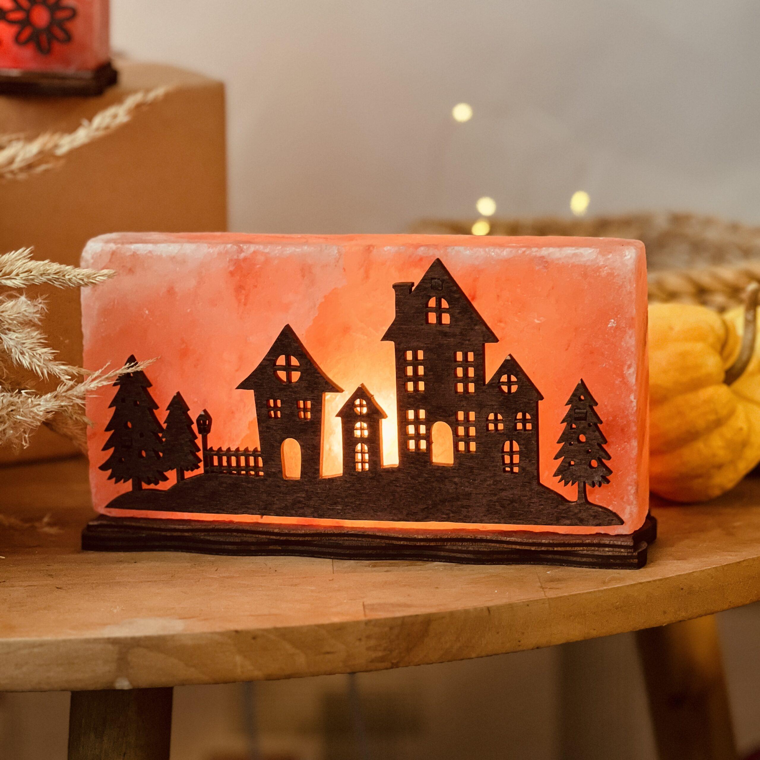 Соляная лампа декоративная Himalayan Домики 2 кг (29902991) - фото 3