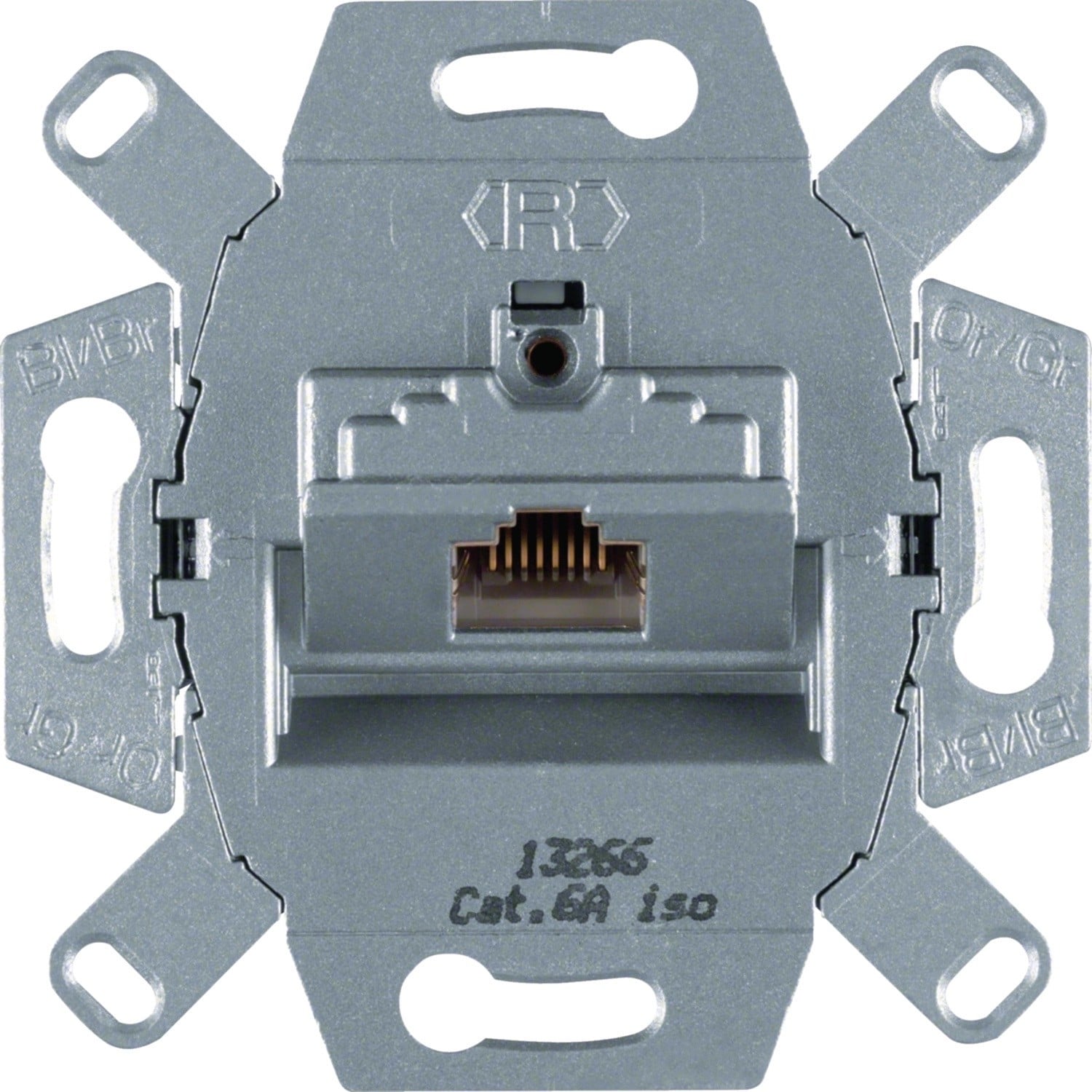Механізм восьмиконтактної комп'ютерної розетки Berker RJ45 Cat. 6a (UAE 4586) Механізм восьмиконтактної комп'ютерної розетки Berker RJ45 Cat. 6a (UAE 4586)