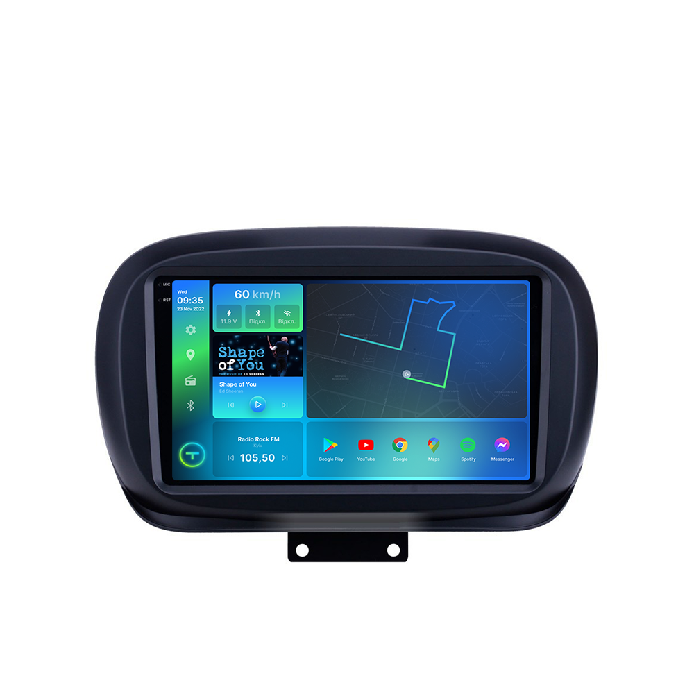 Магнитола штатная Torssen 2K Fiat 500/500X 14-19 F98256 4G Carplay DSP (202306800)