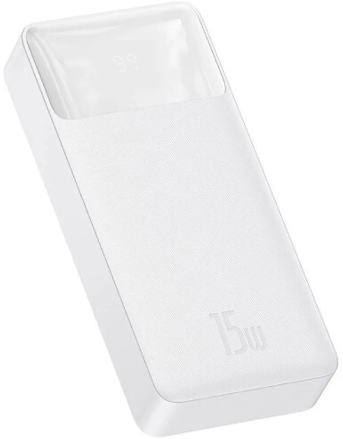 Повербанк BASEUS Bipow Digital Display 20000 mAh 15 W White (PPDML-J02)