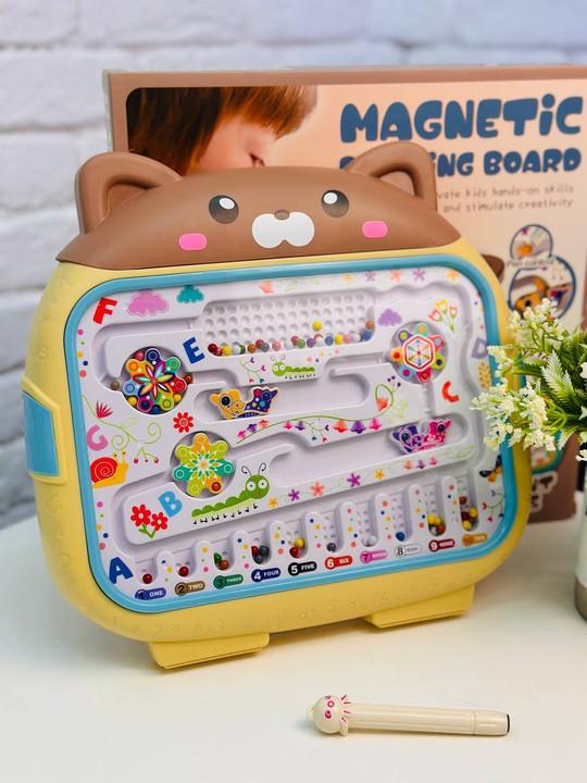 Іграшка розвиваюча Монтессорі Дошка з кульками з магнітною ручкою з 3 років (2795382754) Іграшка розвиваюча Монтессорі Дошка з кульками з магнітною ручкою з 3 років (2795382754)