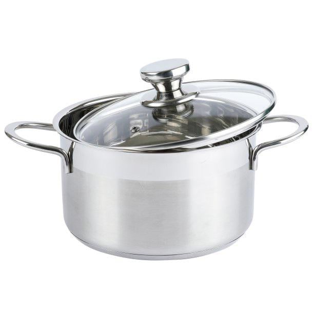 Каструля зі скляною кришкою Axentia Brilliant d 18 см 2,5 л з нержавіючою сталі 10 см (135940) - фото 4 Каструля зі скляною кришкою Axentia Brilliant d 18 см 2,5 л з нержавіючою сталі 10 см (135940) - фото 4