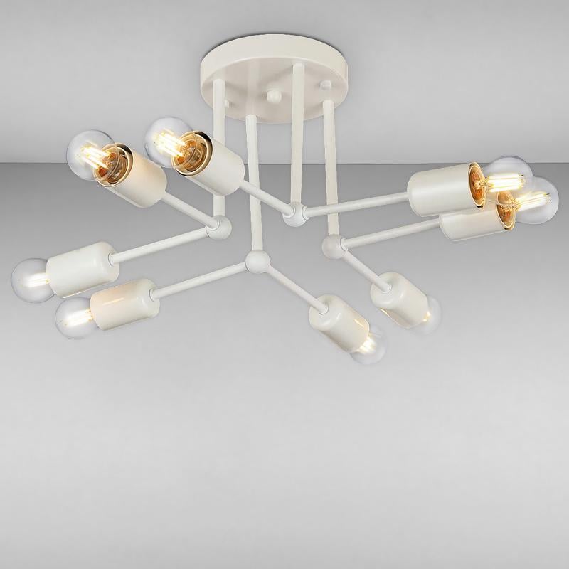 Люстра паук потолочная Light House LS-17116-8 B Белый