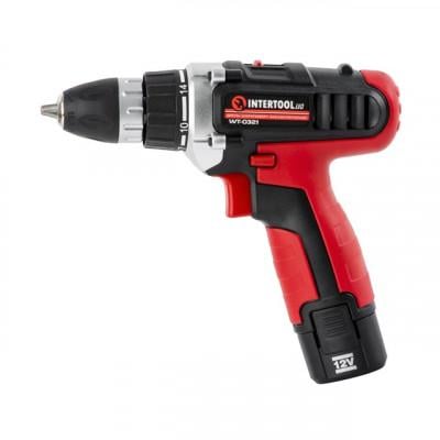 Шуруповерт акумуляторний Intertool WT-0321 Li-Ion 12 В