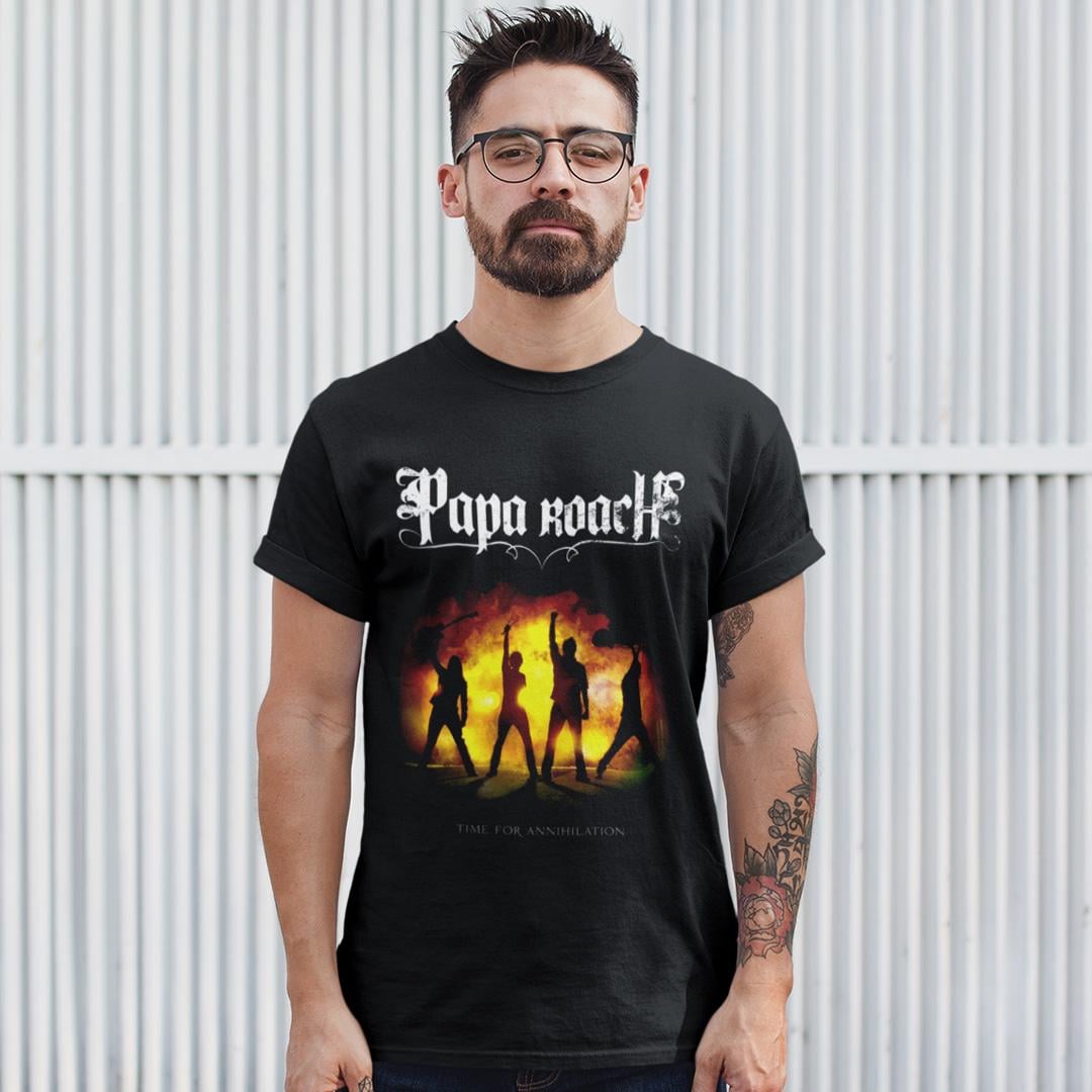 Футболка унісекс Papa Roach Time for Annihilation M Чорний (0000011144)