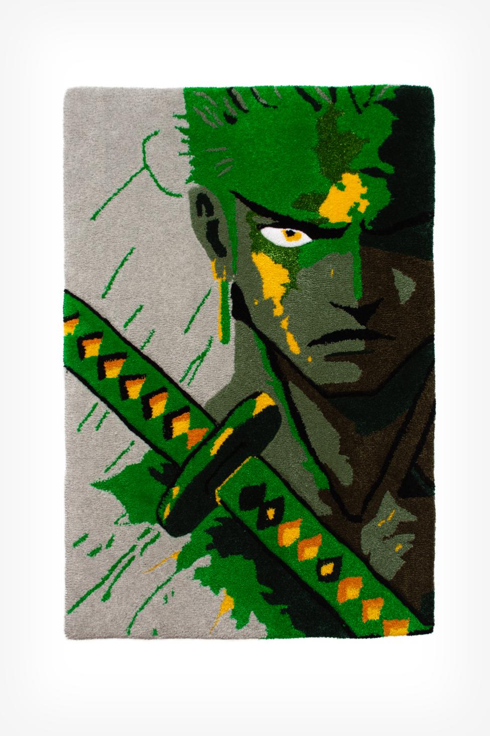 Килим Зоро ручної роботи гіпоалергенний 96х64 см Зелений (30059994) Килим Зоро ручної роботи гіпоалергенний 96х64 см Зелений (30059994)