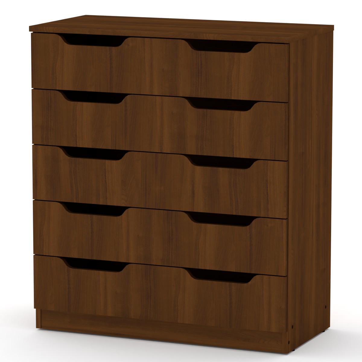 Комод для вещей Компанит 5М Орех - фото 1 Комод для вещей Компанит 5М Орех - фото 1