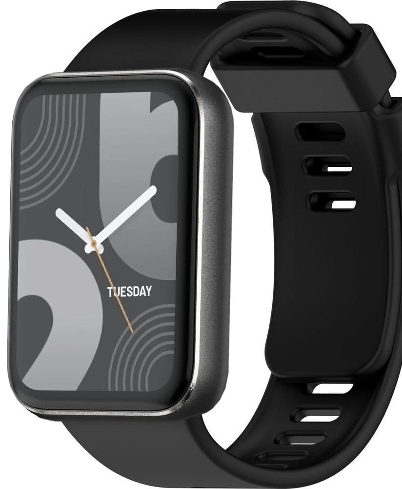 Ремешок Jsota для Xiaomi Smart Band 9 Pro силиконовый Black (39605-2B)