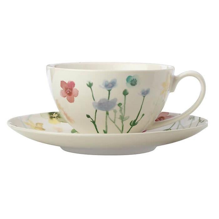 Чашка для капучино с блюдцем Maxwell & Williams WILDWOOD фарфор 400 мл (2628642)
