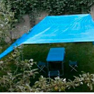 Тент тарпаулиновый 60 г/м2 8х12 м Blue (FSSТЕНТ00017) - фото 2