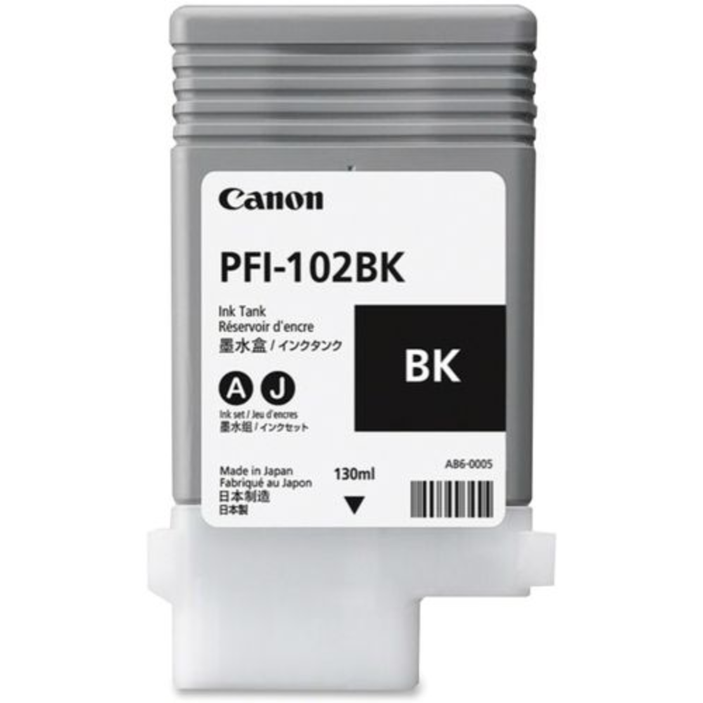 Картридж Canon PFI-102 для iPF650/iPF655/iPF750 и iPF755 130 мл Черный (559495)