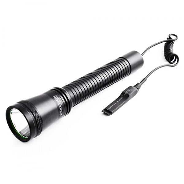 Ліхтар Bailong акумуляторний з виносною кнопкою під рушницю 2 акумулятора 18650