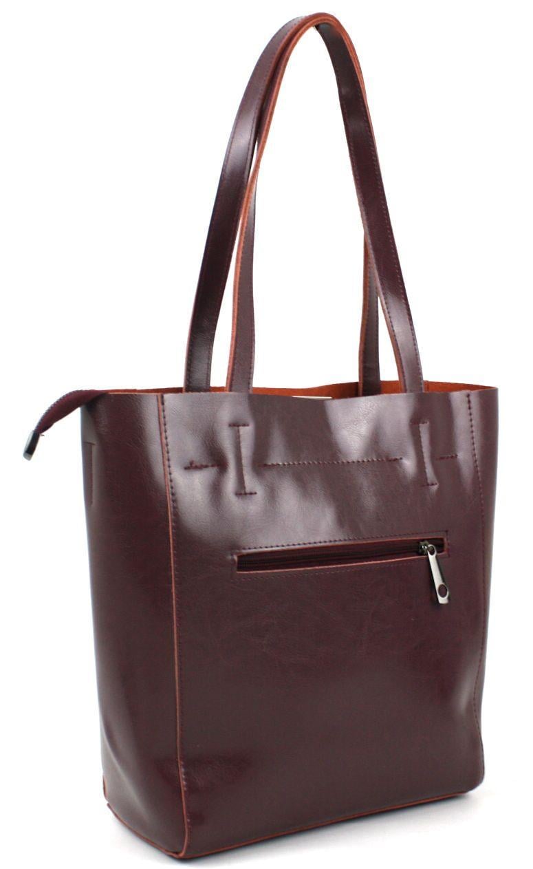 Сумка женская кожаная Borsacomoda 848.040 Бордовый