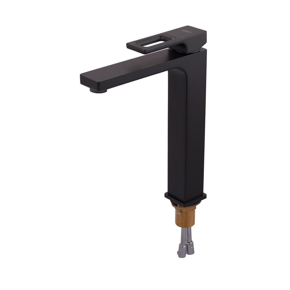 Смеситель для умывальника KOER KB-11009-05 врезной высокий Черный (OL-KR3501)