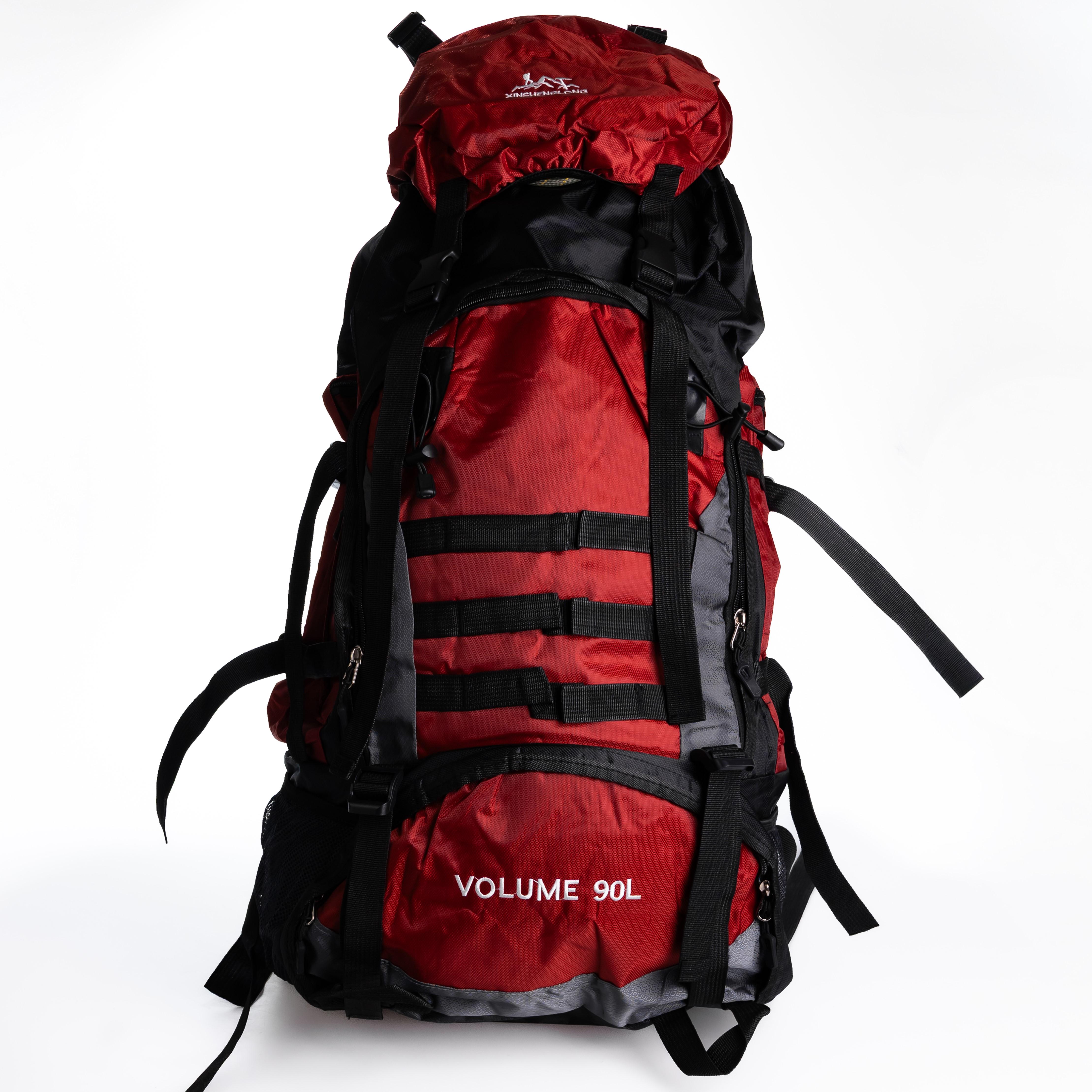 Туристический рюкзак Hinshenglong 90 л Красный (SJ-0036-1R)