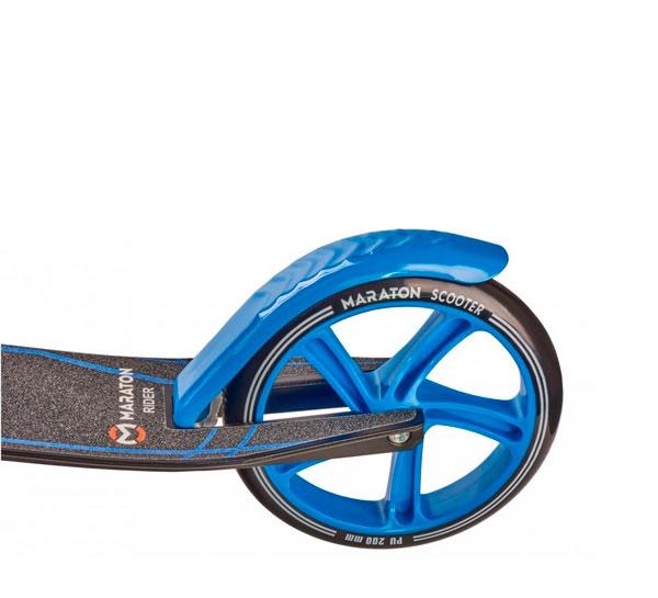 Самокат Maraton RIDER 2021 с фонариком Синий - фото 6 Самокат Maraton RIDER 2021 с фонариком Синий - фото 6