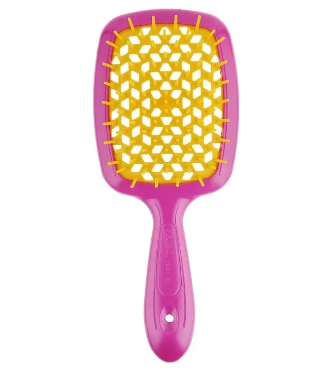 Расческа SUPER BRUSH Розовый с желтым (2203243707)