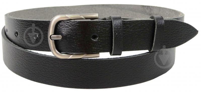 Ремень женский кожаный Skipper 2,5 см Черный (1340-25)