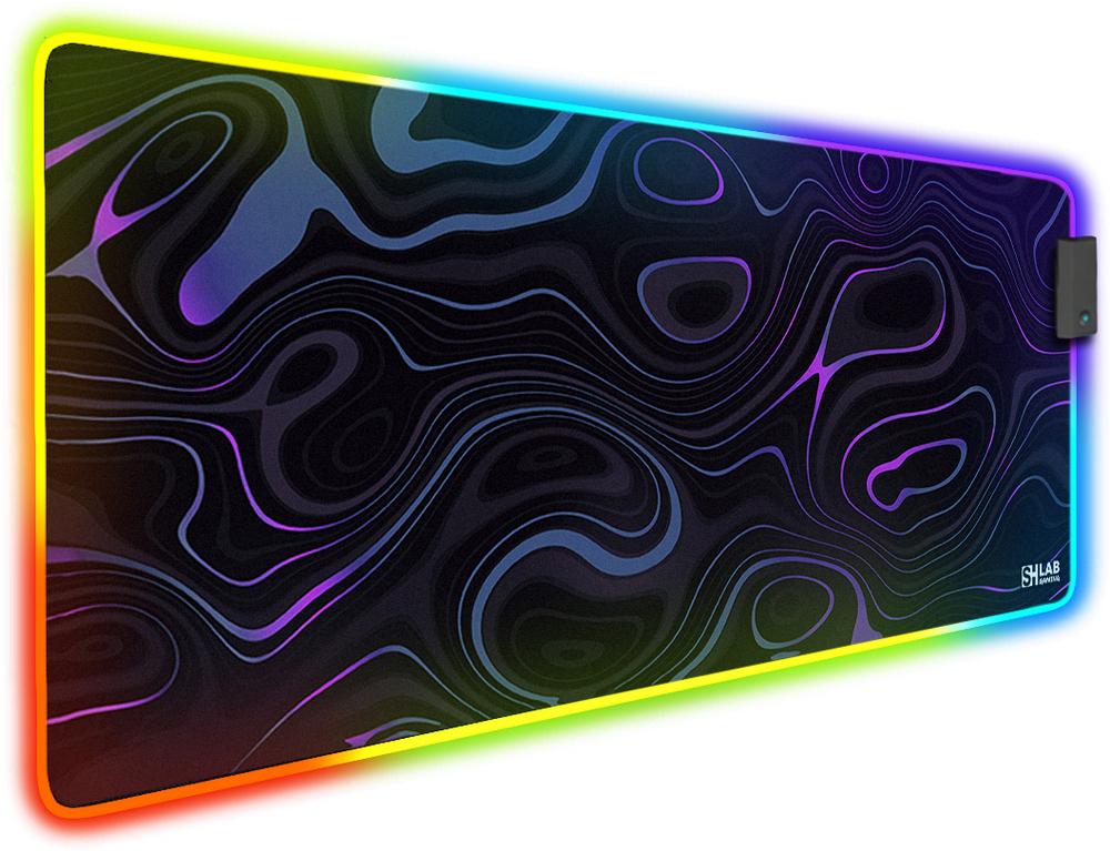 Коврик для мыши с подсветкой SHLab Spectra Pattern 70x30 см (33614)