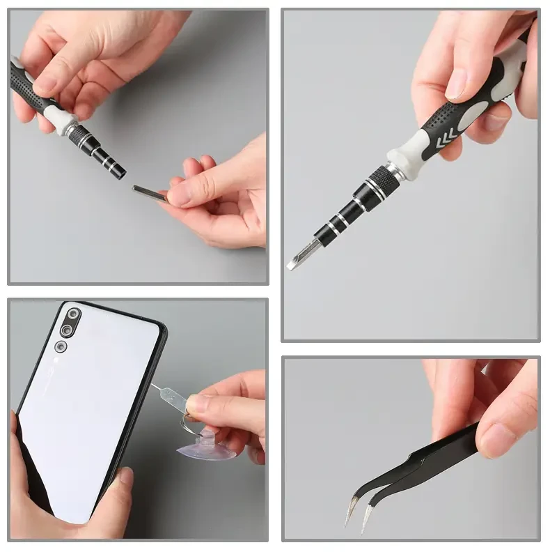 Набор мини прецизионных отверток Kindlov 115в1 многофункциональный (12665842) - фото 7 Набор мини прецизионных отверток Kindlov 115в1 многофункциональный (12665842) - фото 7