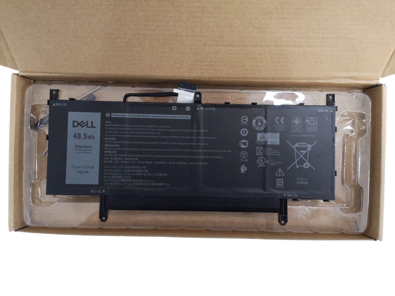 Акумулятор для ноутбука Dell Latitude 15 9510/9520/2in1/F68NR/0G52H/N7HT0/0V5K68/V5K68 48,5 Wh 6053 mAh (33136823)