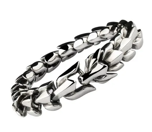 Браслет металлический DragonNorte Серебристый (2750)