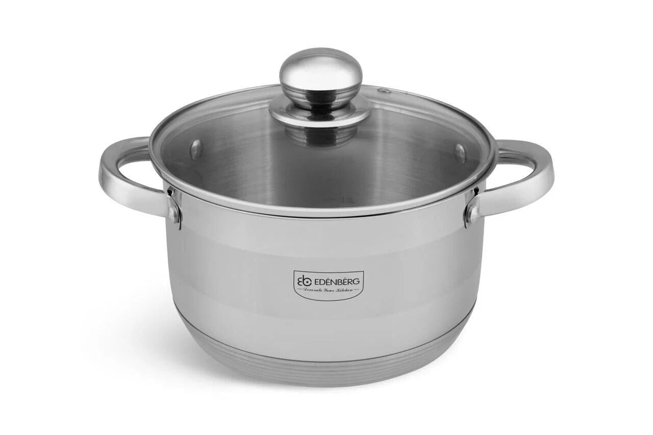 Кастрюля Edenberg EB-3005 с крышкой 3 л