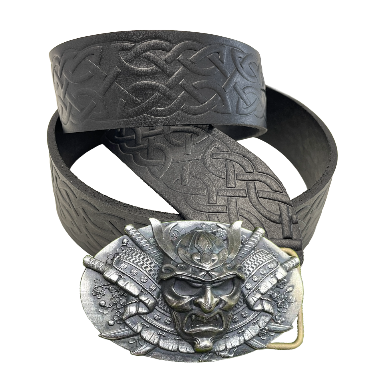 Ремень тиснение с пряжкой Gorillas BBQ Accessories Самурай нейзильбер (bb67)