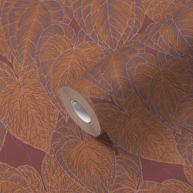 Обои флизелиновые AS Creation Metropolitan 78128-4 Противень винил горячего тиснения 0,53х10,05 м Оранжевый