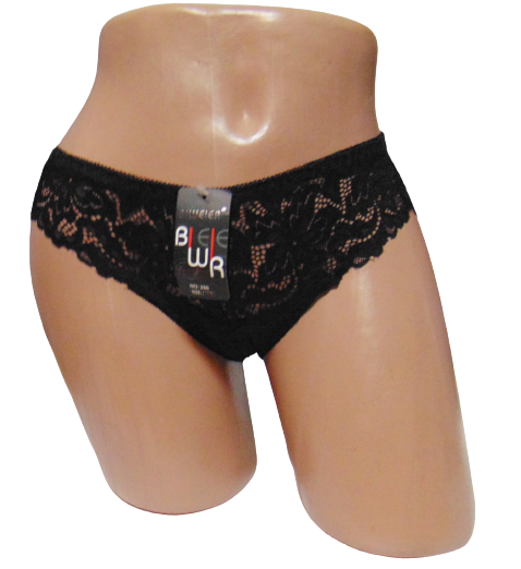 Женские трусики ажурные Biweier 286 XXL Черный (1723131138)