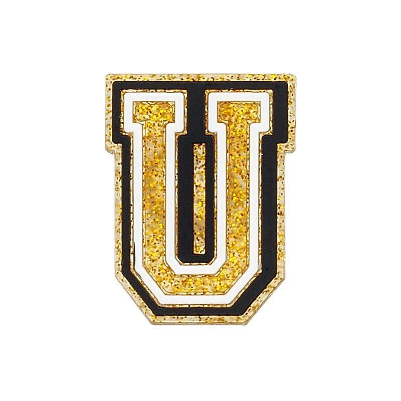Джибитс для кроксов 5771 Буква U 1 шт. Золотистый (2087785447)