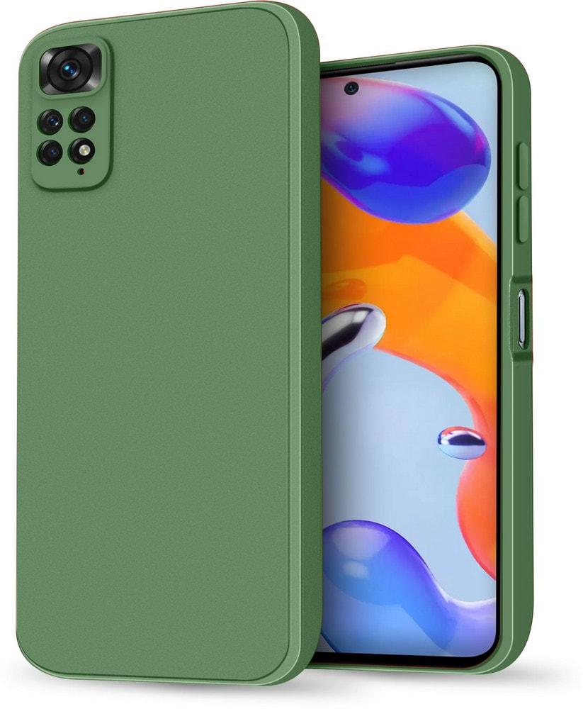 Силиконовый чехол HardCorner Xiaomi Redmi Note 11 Pro (4G/5G) (с микрофиброй) Khaki (35419-17)