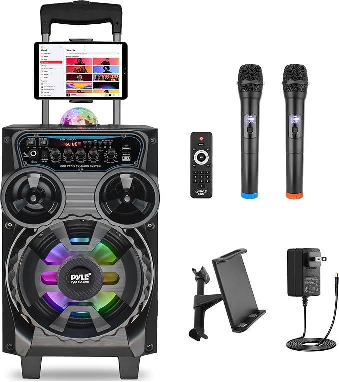 Колонка Pyle PA Bluetooth 580 Вт для караоке TWS
