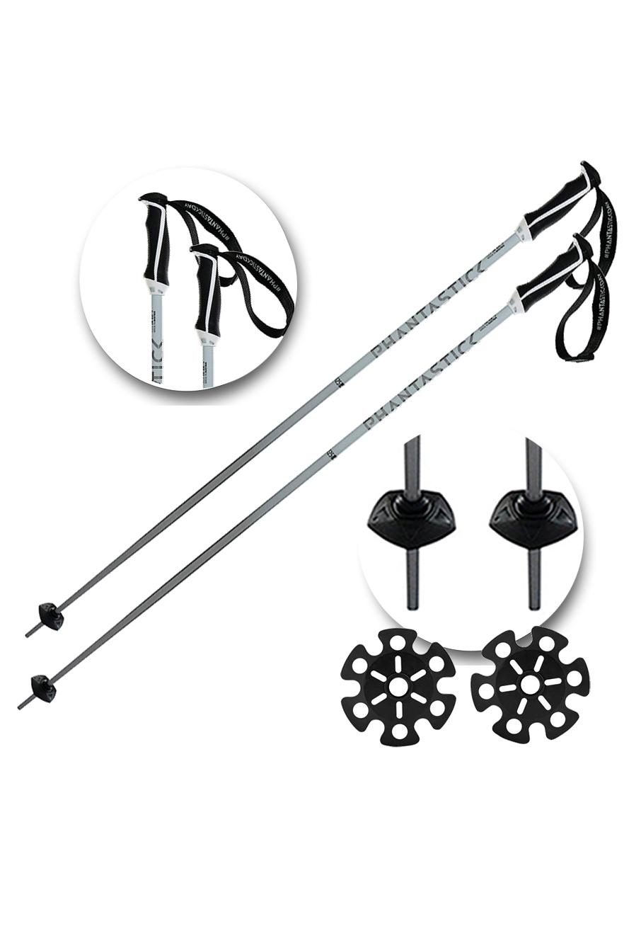 Палиці гірськолижні Volkl Phantastick Ski Poles 110 см White (169814-110) - фото 6