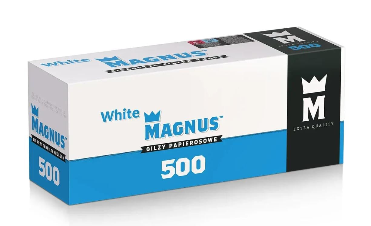 Гільзи для цигарок Magnus 500 шт. 8 мм White