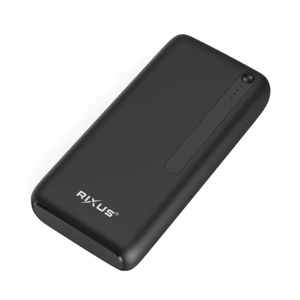 Аккумулятор внешний Rixus RXPB38B USB/USB-C/Micro USB 30 000 mAh Black (md-17458)