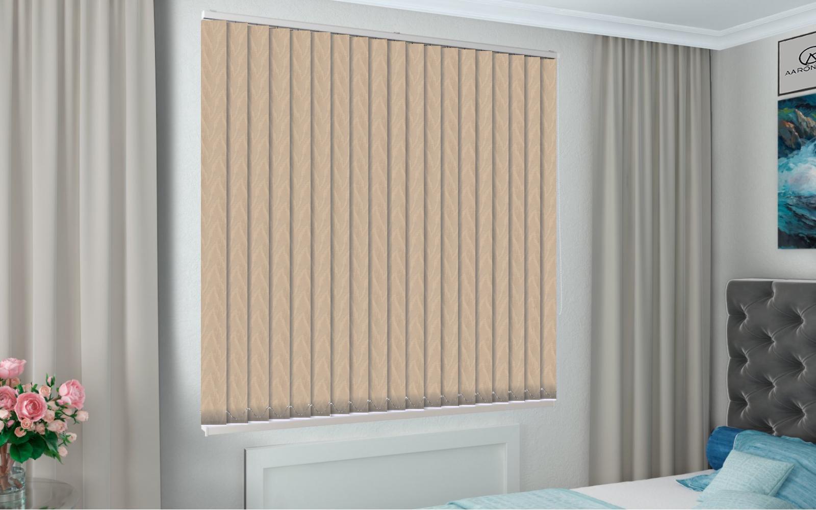 Жалюзи вертикальные Mountain T 141х145 см Gold (22152) - фото 2