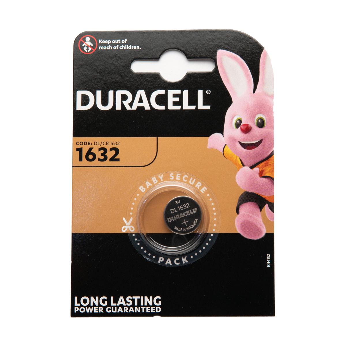 Батарейка Duracell Lithium Cell 3V DL1632 (103901)