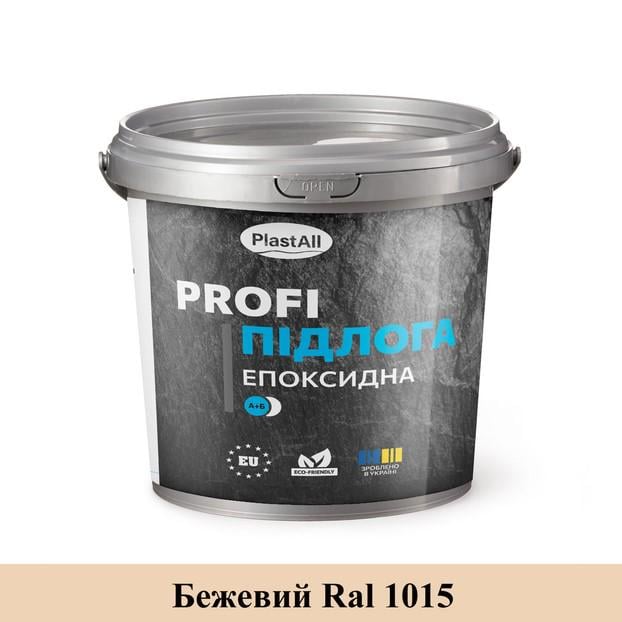 Епоксидна наливна підлога Plastall 10 кг Чорний (27507044) - фото 6