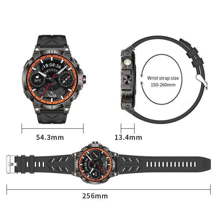 Смарт-часы UWatch Smart Stalker Max Black с компасом (1934) - фото 17 Смарт-часы UWatch Smart Stalker Max Black с компасом (1934) - фото 17