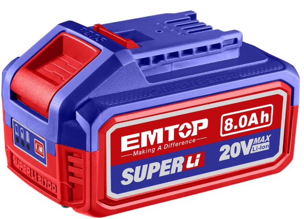Аккумулятор EMTOP EBPK2108 P20S 20 В 8 А·ч (33501877)