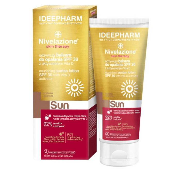 Живильний бальзам Nivelazione Skin Therapy Sun Farmona SPF30 з активатором вітаміну D 150 мл (5902082210603)