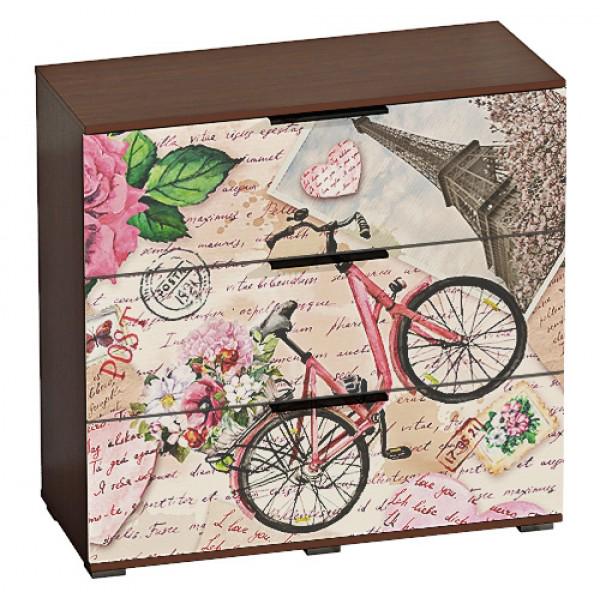 Комод Комфорт Мебель из ДСП 3 выдвижных ящика 985x970x445 мм Венге (36567) - фото 1 Комод Комфорт Мебель из ДСП 3 выдвижных ящика 985x970x445 мм Венге (36567) - фото 1